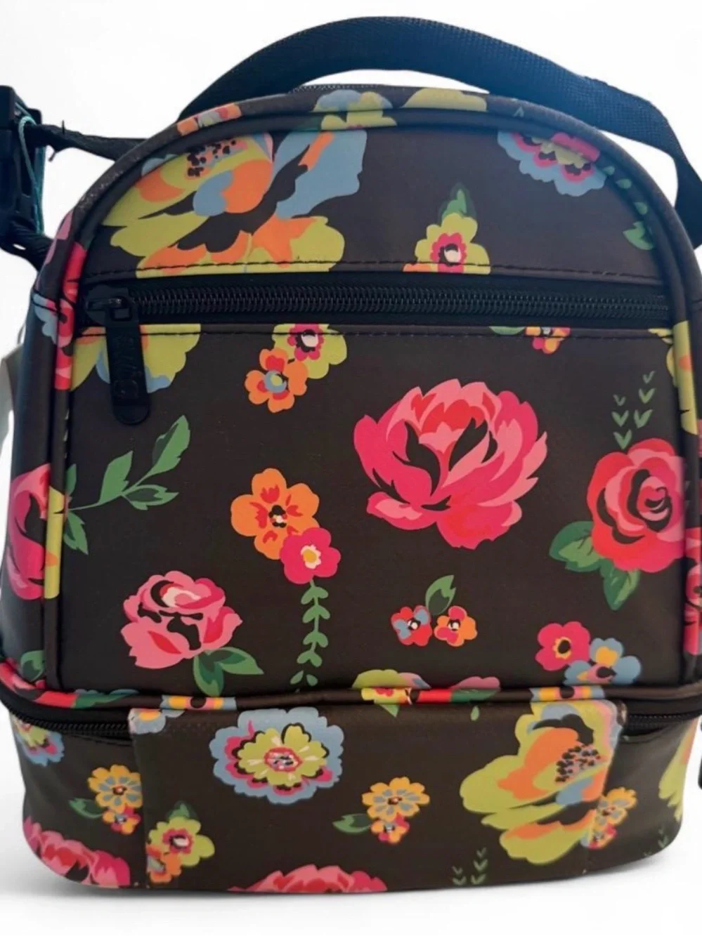 Swig Life Zöppi Floral Black Insulated Lunch Bag